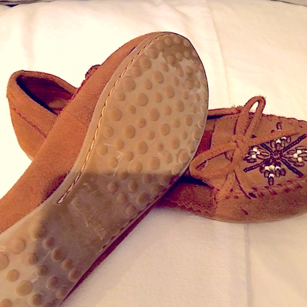 Minnetonka Brown Suede Moccasin - image 4
